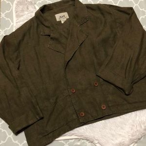 Flax by Jeanne Engelhart Linen Jacket